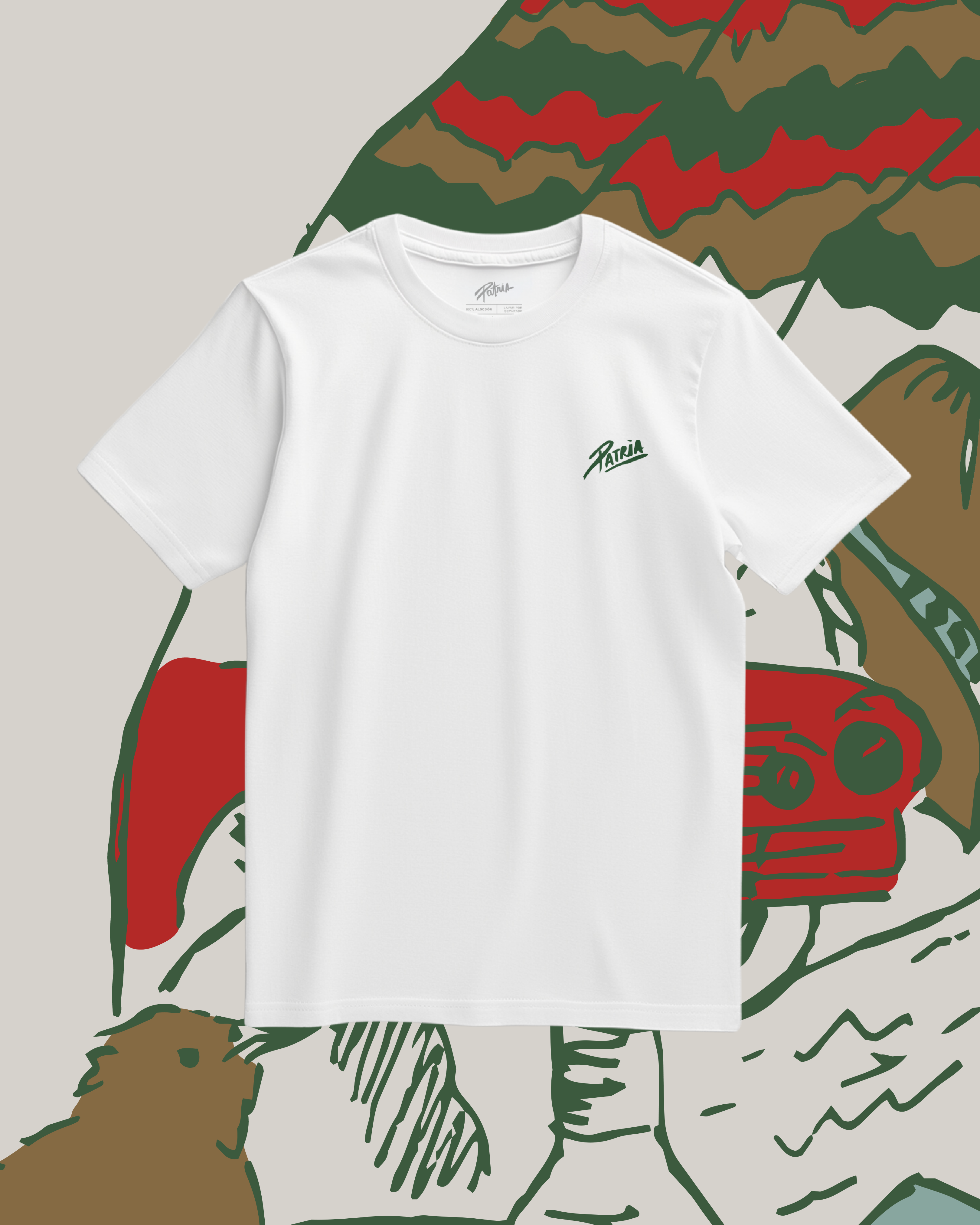 Patria - Estampa Mapa, remera front