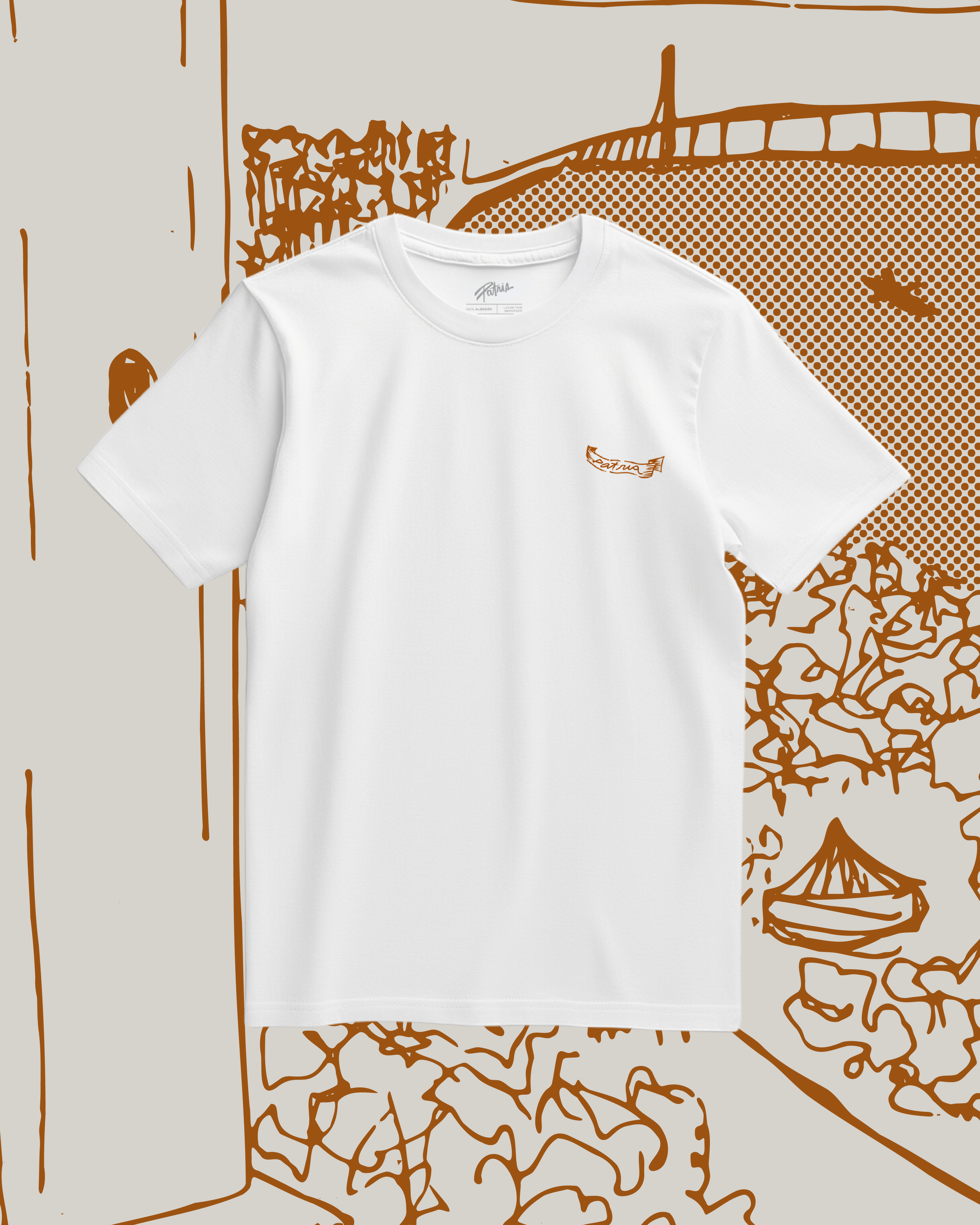 Patria - Estampa Río Paraná, remera front