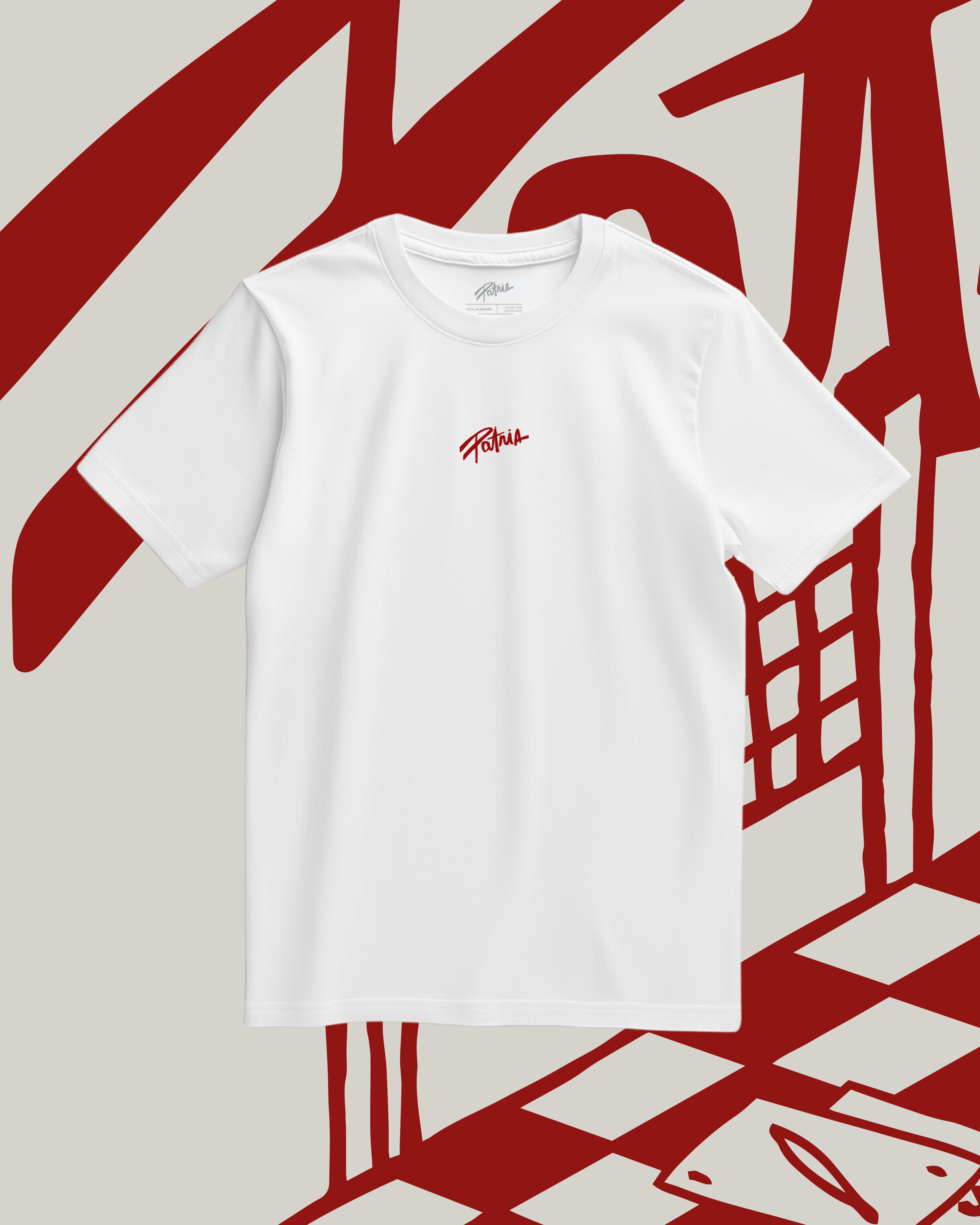 Patria - Estampa Sobremesa, remera front