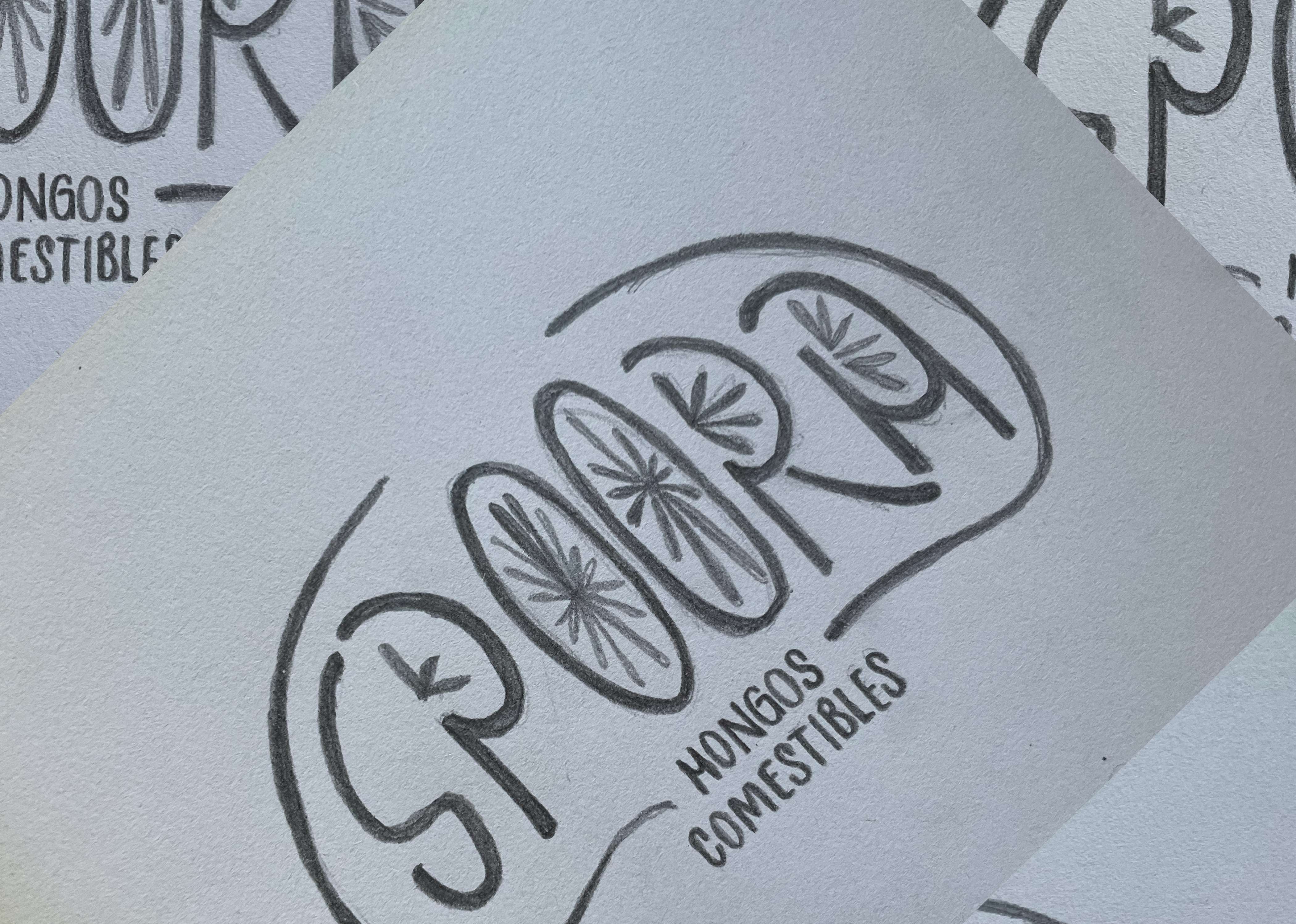 Spoora - Bocetos del logo